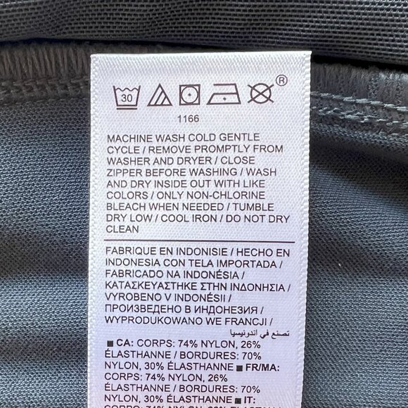 ATHLETA Venice Track Stripe Jogger Pant Size XS Granite Blue w/White NWT #854423 - Picture 12 of 12